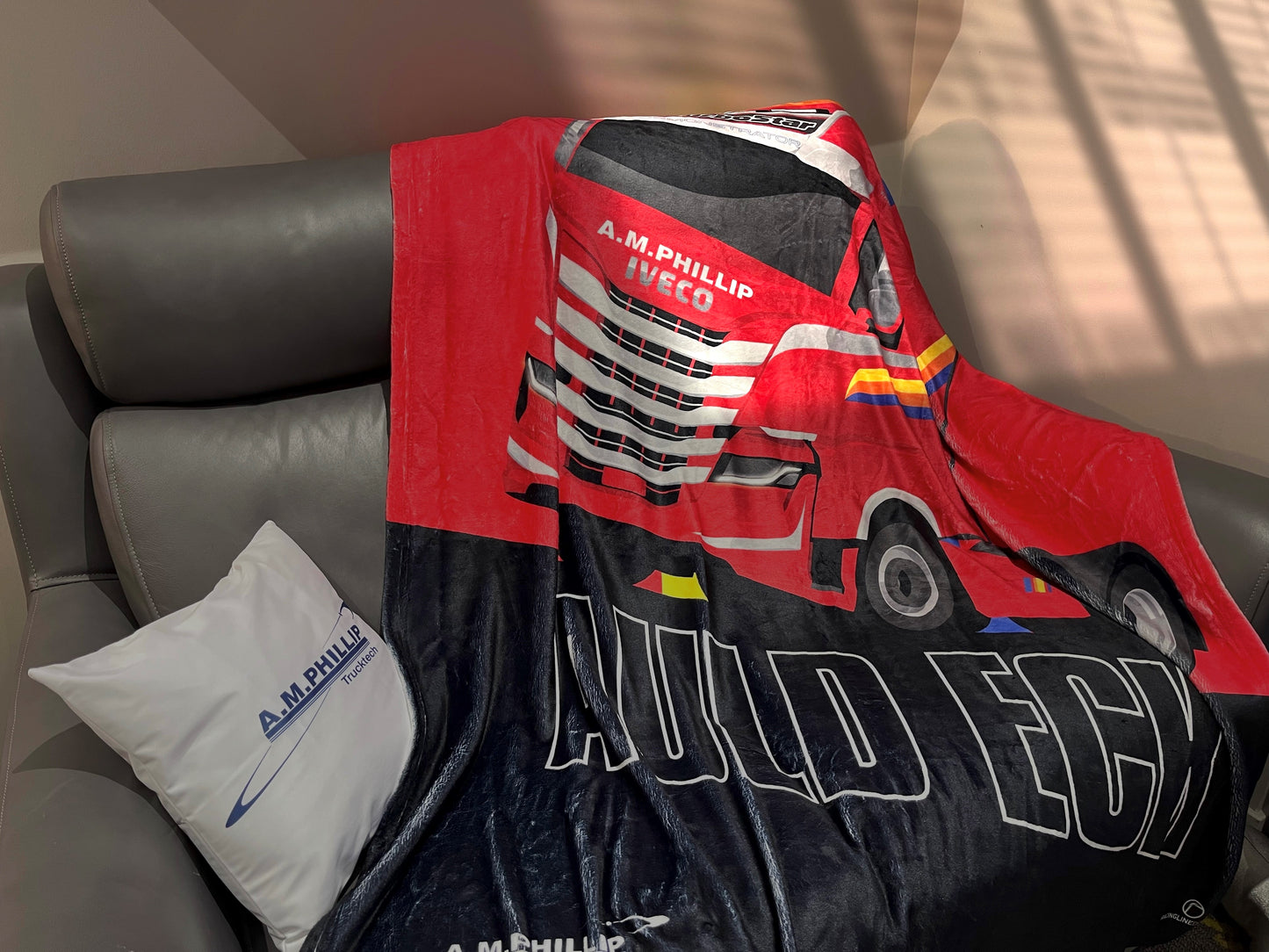 AM Phillip - Auld Eck IVECO Turbostar large fleece blanket - Limited Availability!